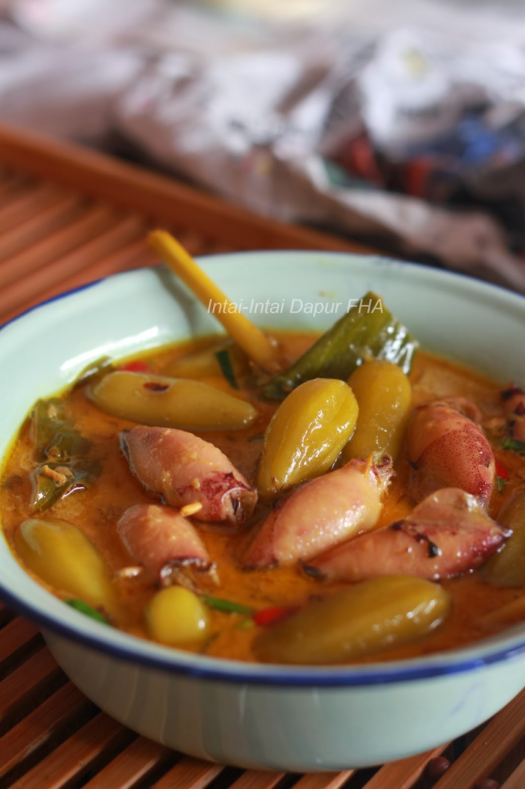 Resepi Masak Lemak Sotong Belimbing Buluh Kongsi Resepi