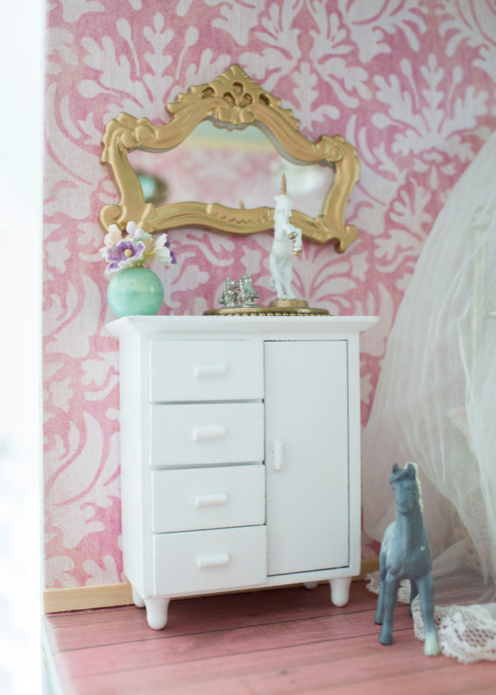 Dollhouse "Princess" Girl's Room Reveal
