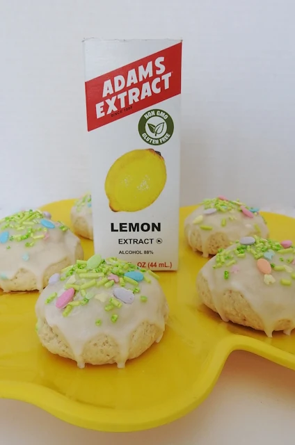 Lemon Cookies with sprinkles