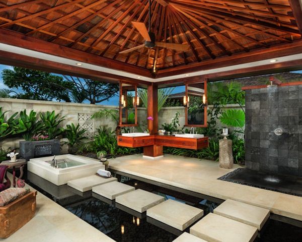 10 Baños al aire libre - Colores en Casa