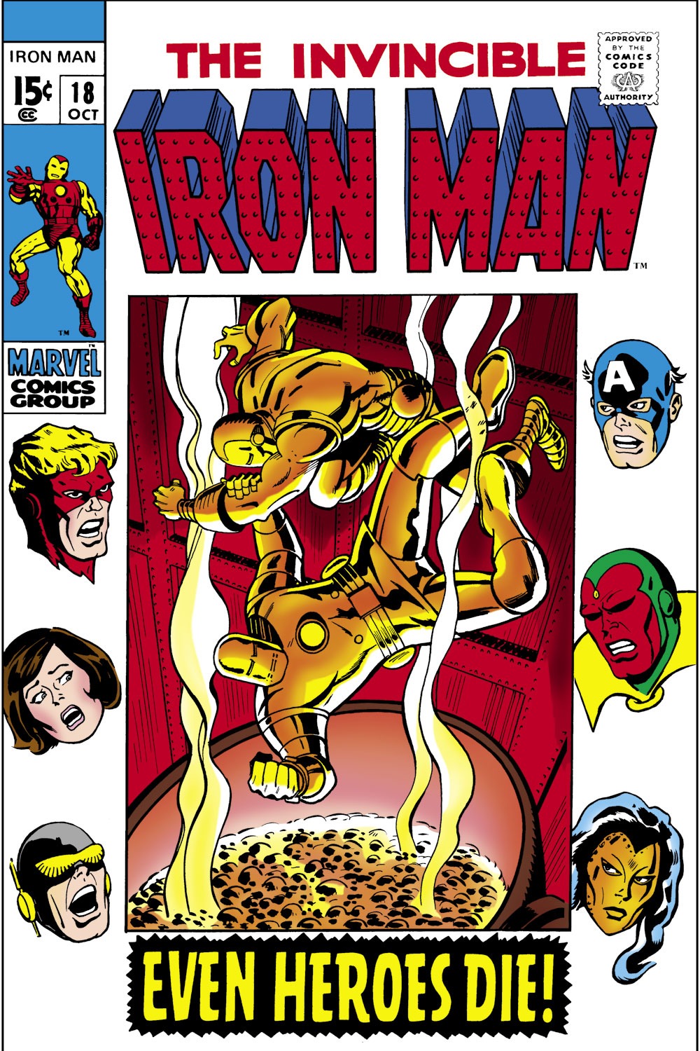 Read online Iron Man (1968) comic -  Issue #18 - 1