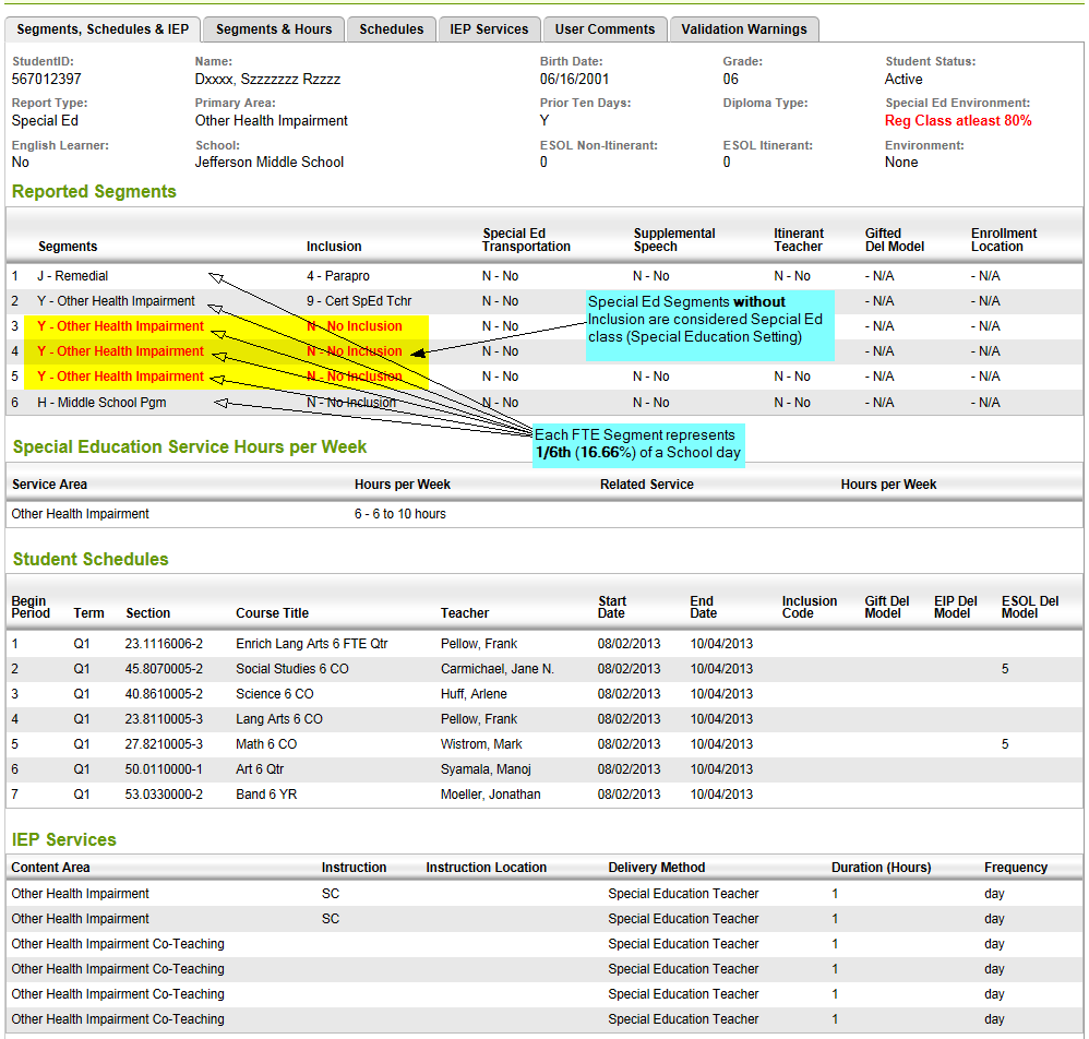 FteTrack Blog: Special Ed FTE Reporting IEPs Segments and Scheduling FteTrack Blog: Special Ed FTE Reporting IEPs Segments and Scheduling