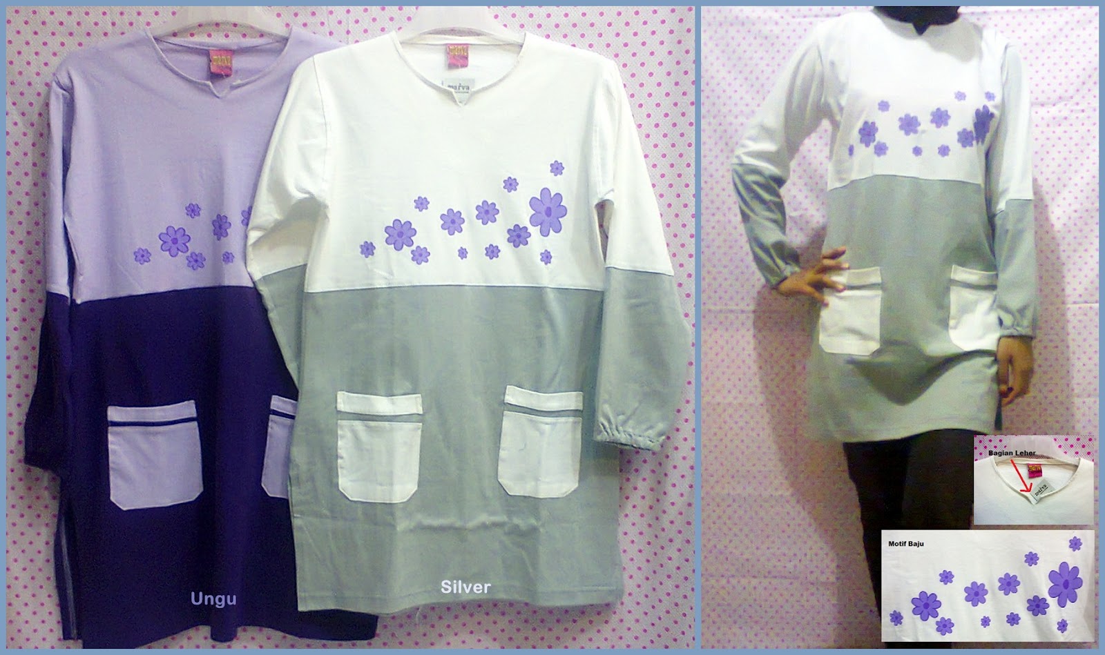 BAKRIE SHOP KAOS MUSLIMAH BUNGA IDR 97.000