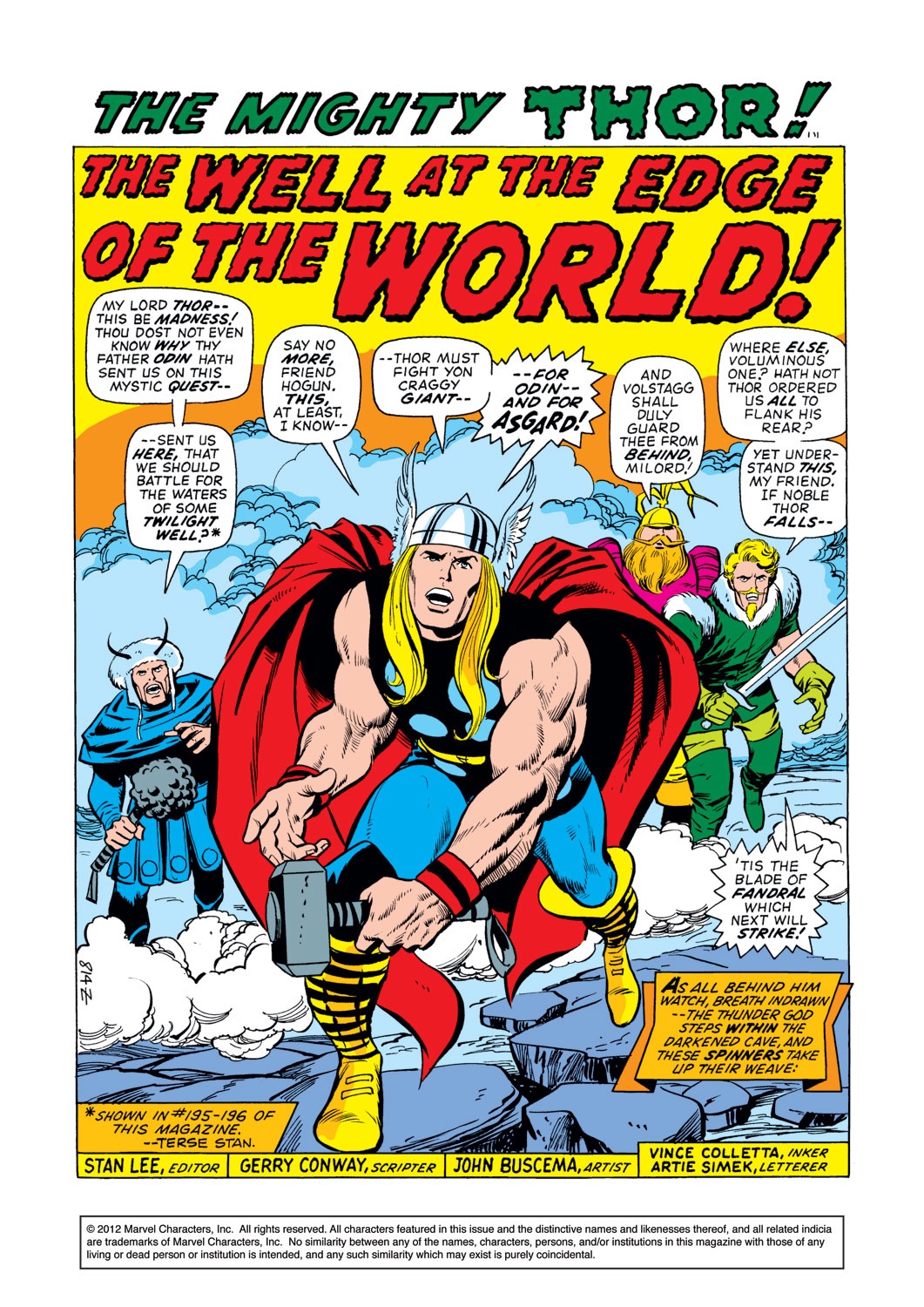 Read online Thor (1966) comic -  Issue #197 - 2