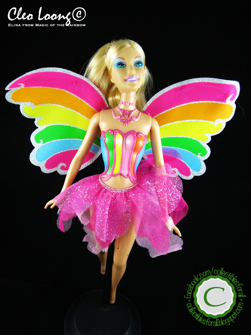Collectibles for All: RARE! DEBUT Barbie as Elina Magic of the Rainbow doll.
