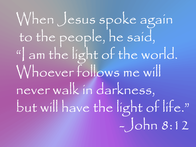 Let Jesus Light Your World Stroke Of Faith
