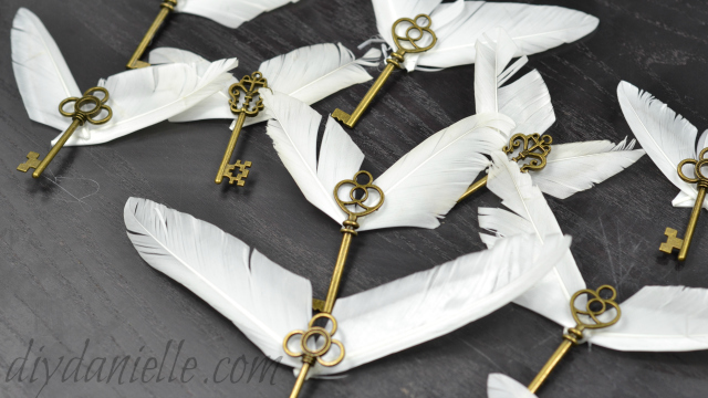 How to make a Harry Potter themed porch with floating candles and winged keys. DIY Floating Candles and Winged Keys