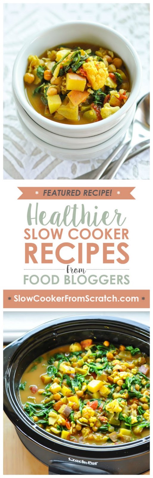 Slow Cooker from Scratch® Slow Cooker Curried Vegetable and Chickpea