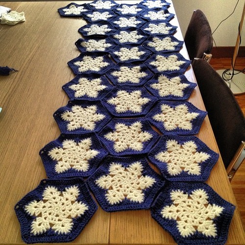 How to Make Crochet Hexagons Blanket Beginners