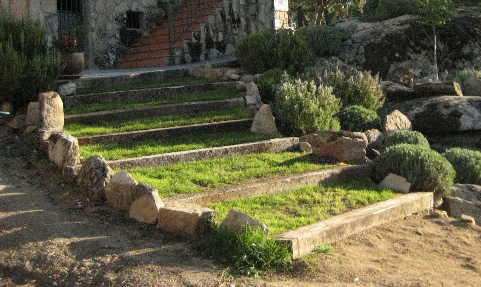 Invernablog: Las escaleras del jardín.