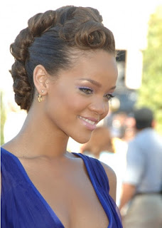 Rihanna with Tragus Piercing