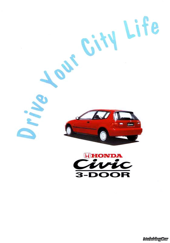 LIMCatalogue Honda Civic (EG) 3Door '93 Catalogue.