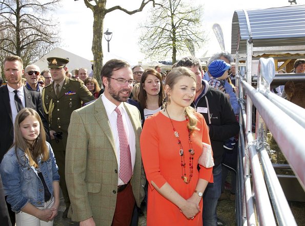 Prince Guillaume and Princess Stéphanie of Luxembourg attended 