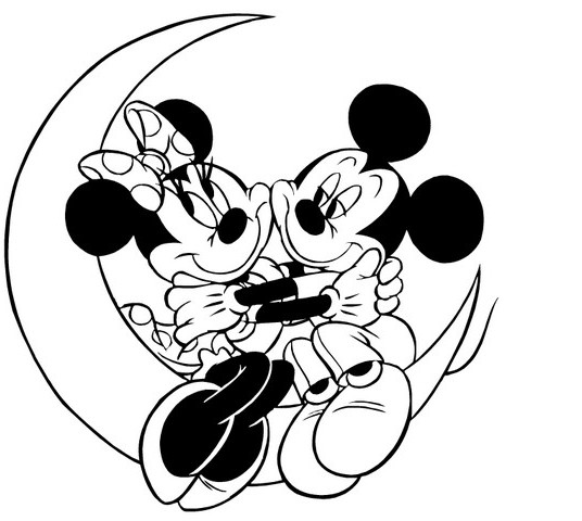 valentine mouse coloring pages - photo #27