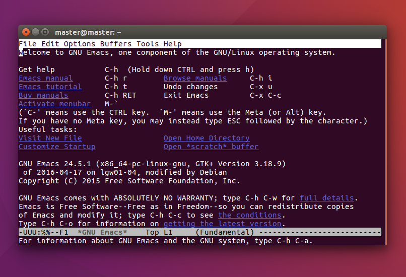 Introducing GNU Emacs for Complete Beginners in Ubuntu