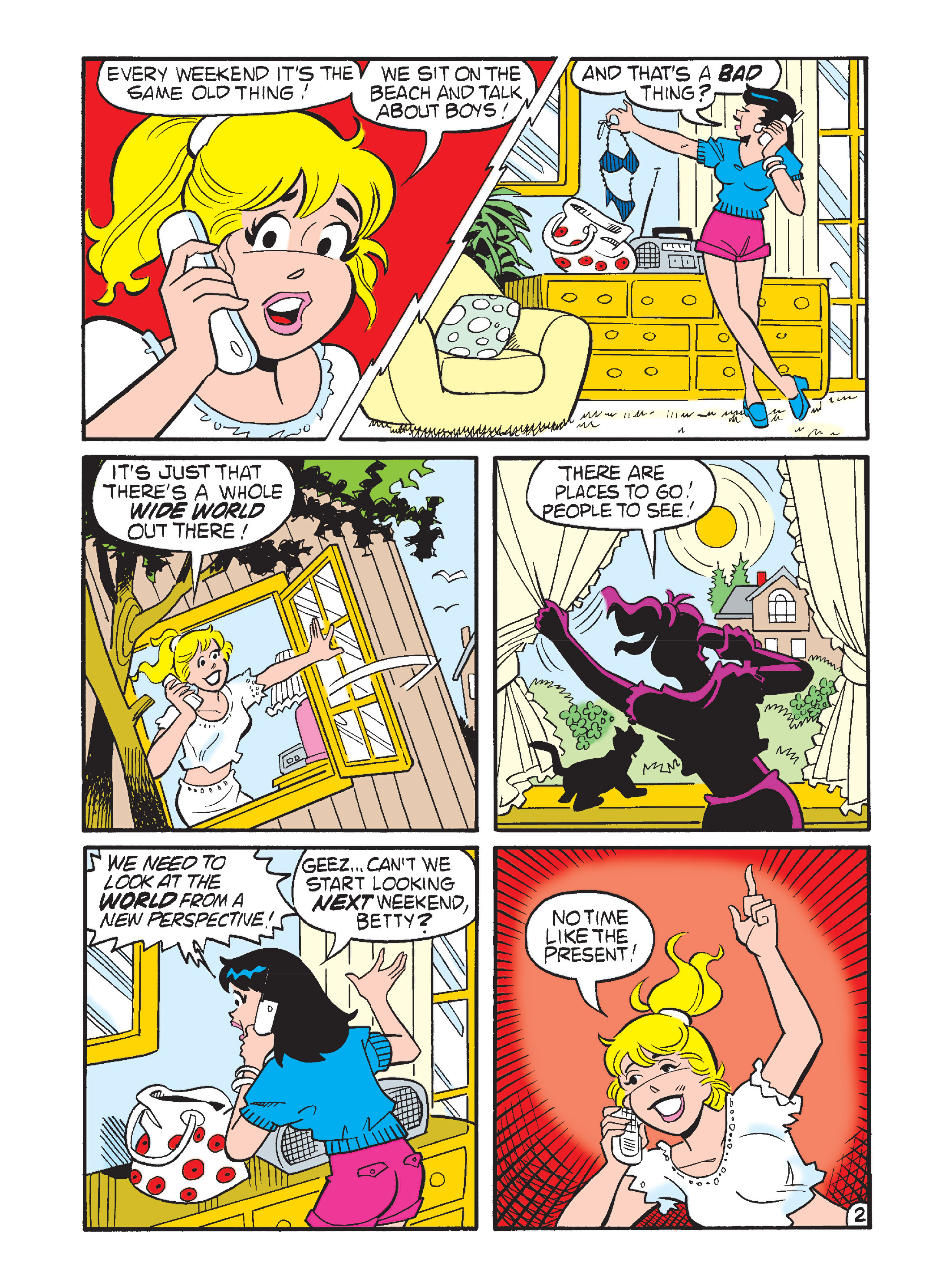 Read online Betty and Veronica Double Digest comic -  Issue #225 - 216