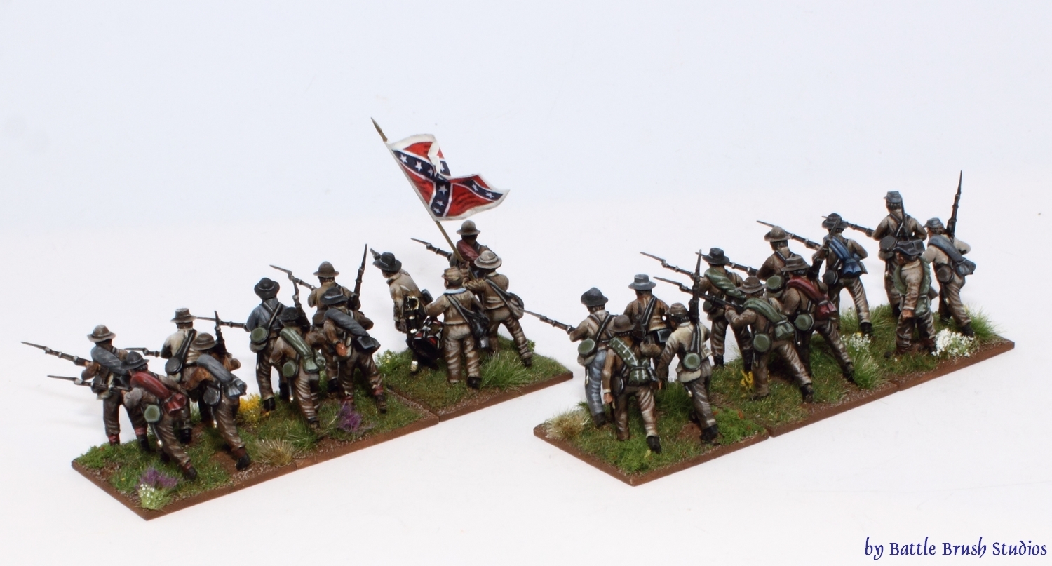 Battle Brush Studios: Review: Perry Miniatures Union Infantry Skirmishing  1861-1865