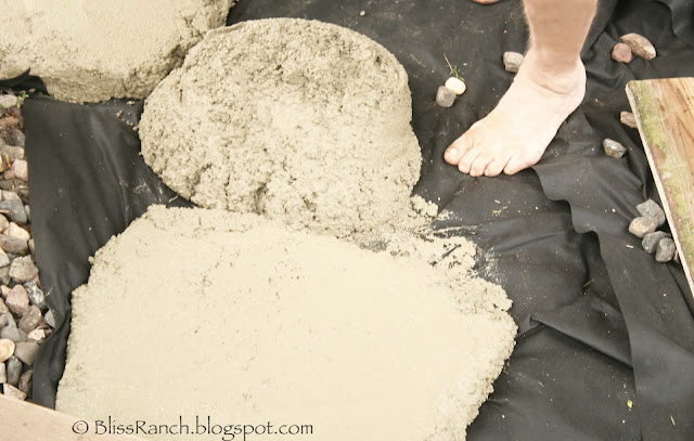 Stone Look Concrete Walkway, Bliss-Ranch.com