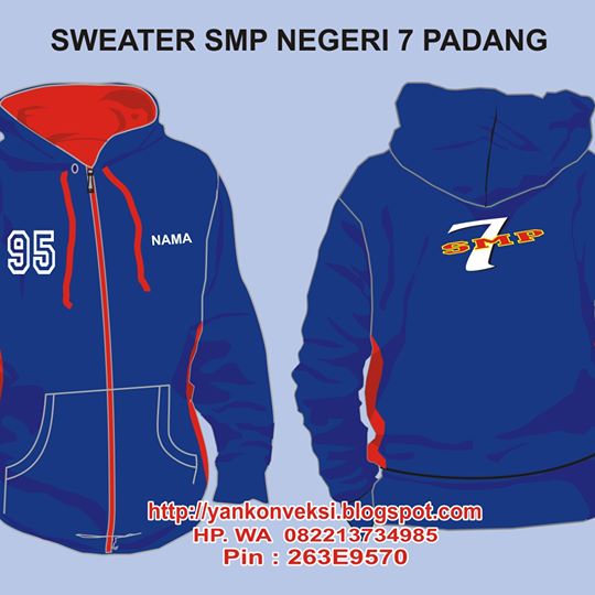 SWEATER PESANAN KLS IX SMP 7 PADANG