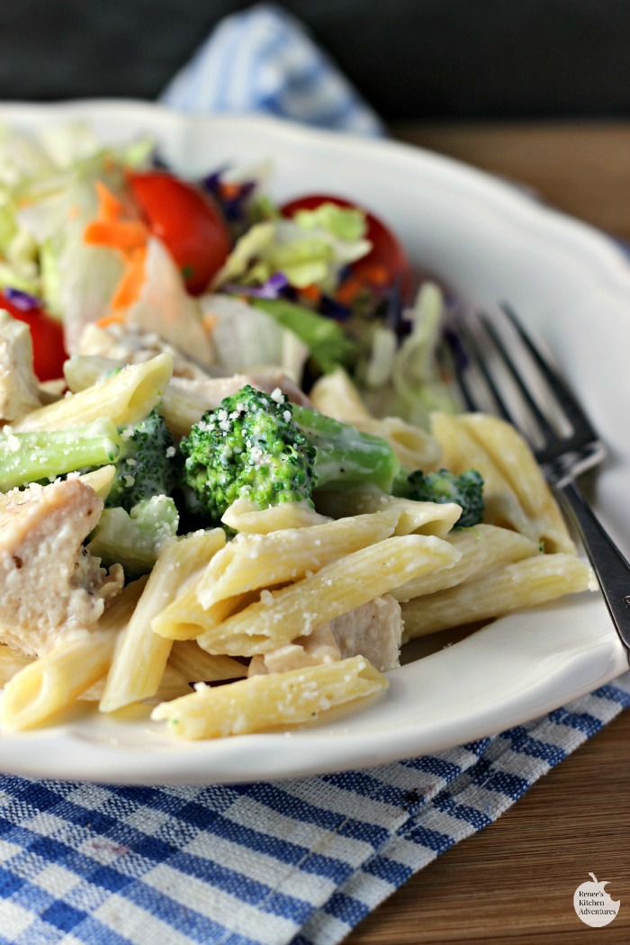 One Pan Chicken Broccoli Alfredo Renee's Kitchen Adventures
