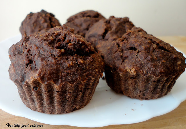 Dietetyczne muffinki z czekoladą