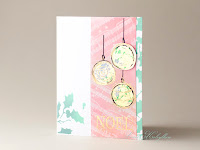 Christmas Card with Triple Bauble from IndigoBlu by Sweet Kobylkin