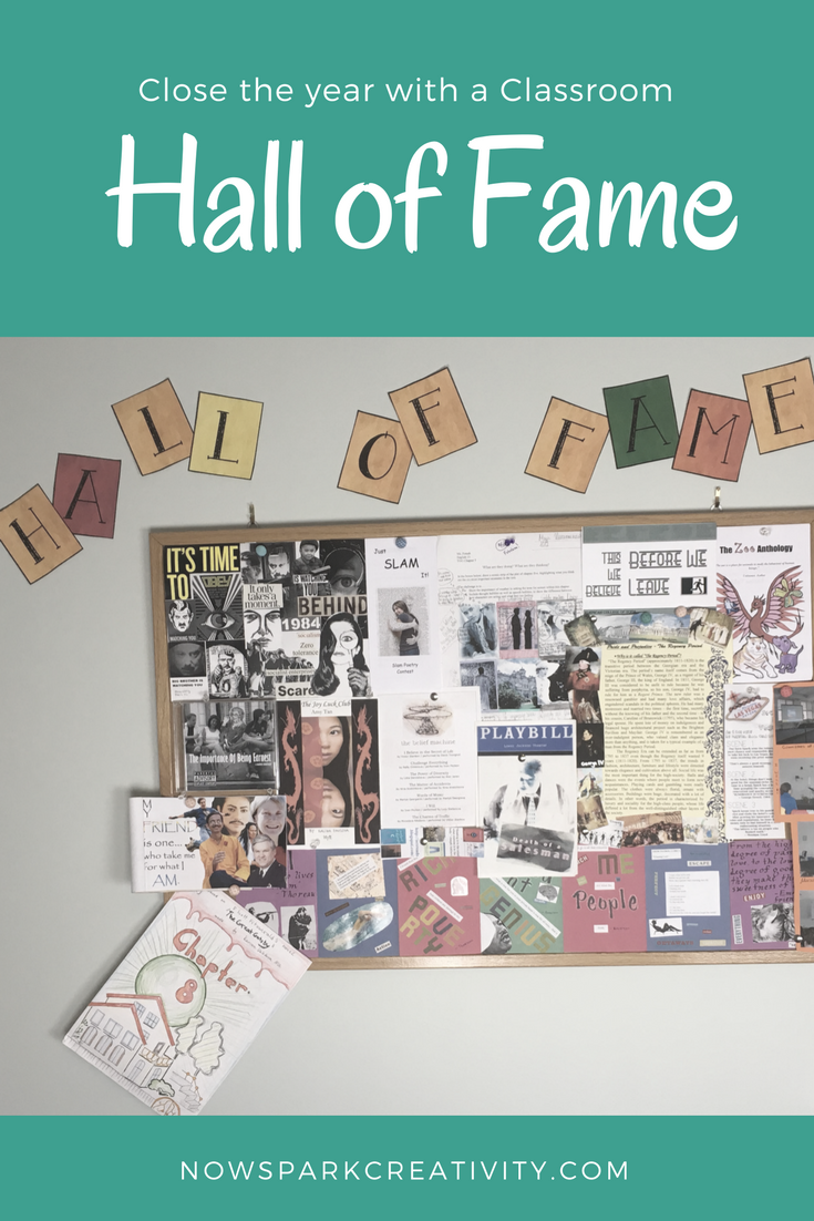 Creating a Classroom Hall of Fame Spark Creativity