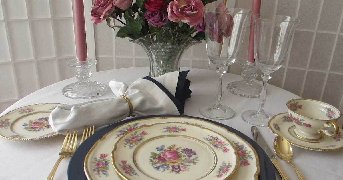 Table for One Castleton Rose Table for One