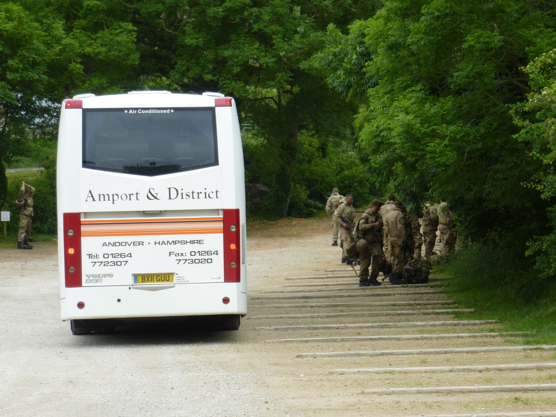 The Road Goes Ever On Military Escort