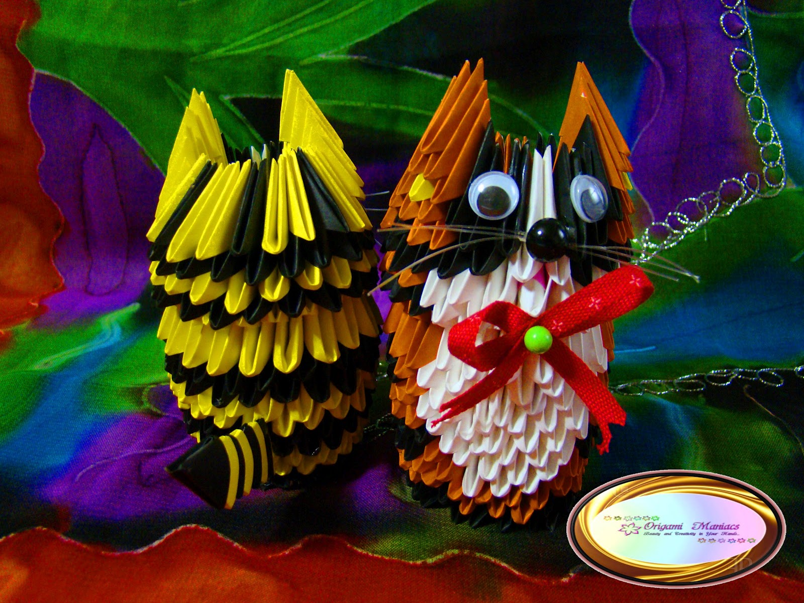 Origami Maniacs 3D Origami Cat