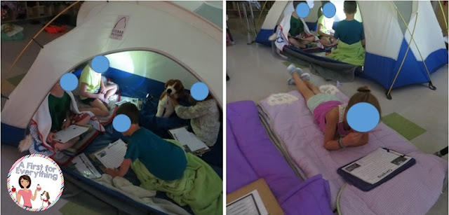 Engaging integrated and thematic camping unit for elementary classroom.