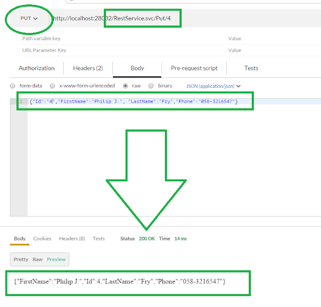 Make a WCF RESTful Web Service with CRUD operations in 5 minutes