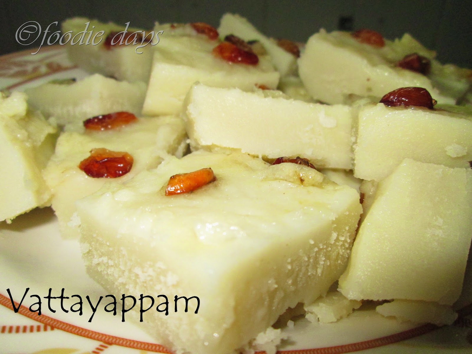 Kinnathappam Steamed Sweet Rice Cake.