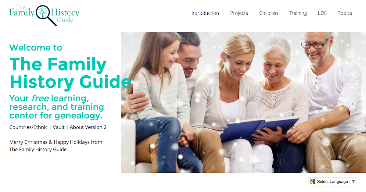 Rejoice, and be exceeding glad... The Family History Guide linked from