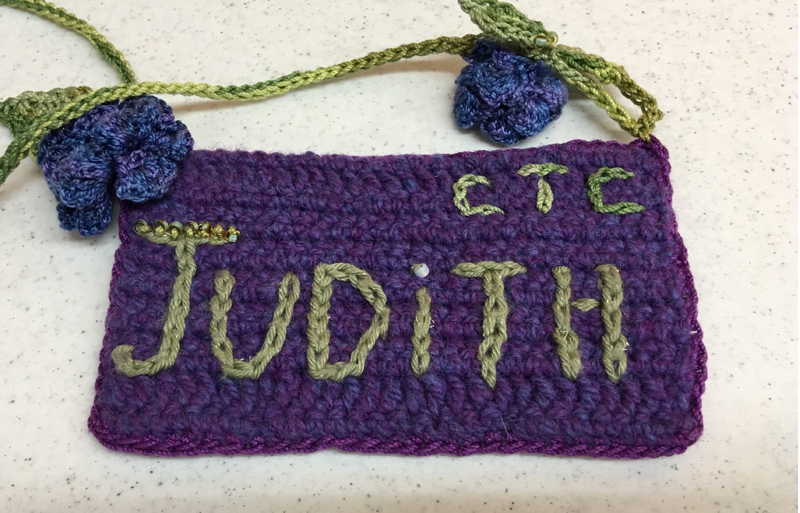 Crochet Twin Cities Name Tag Contest Entries