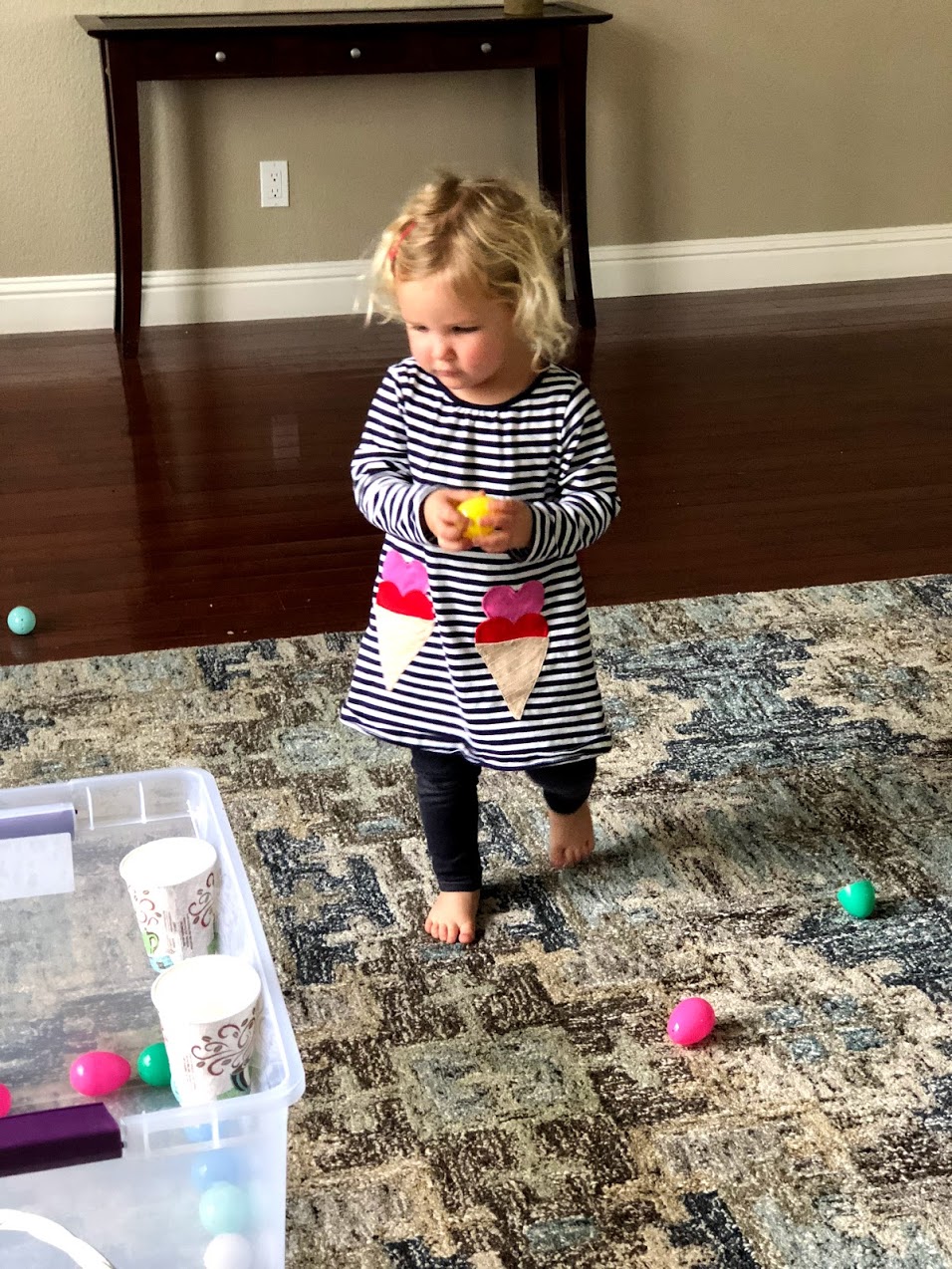 Toddler Approved! Toddler Plastic Egg Drop Game