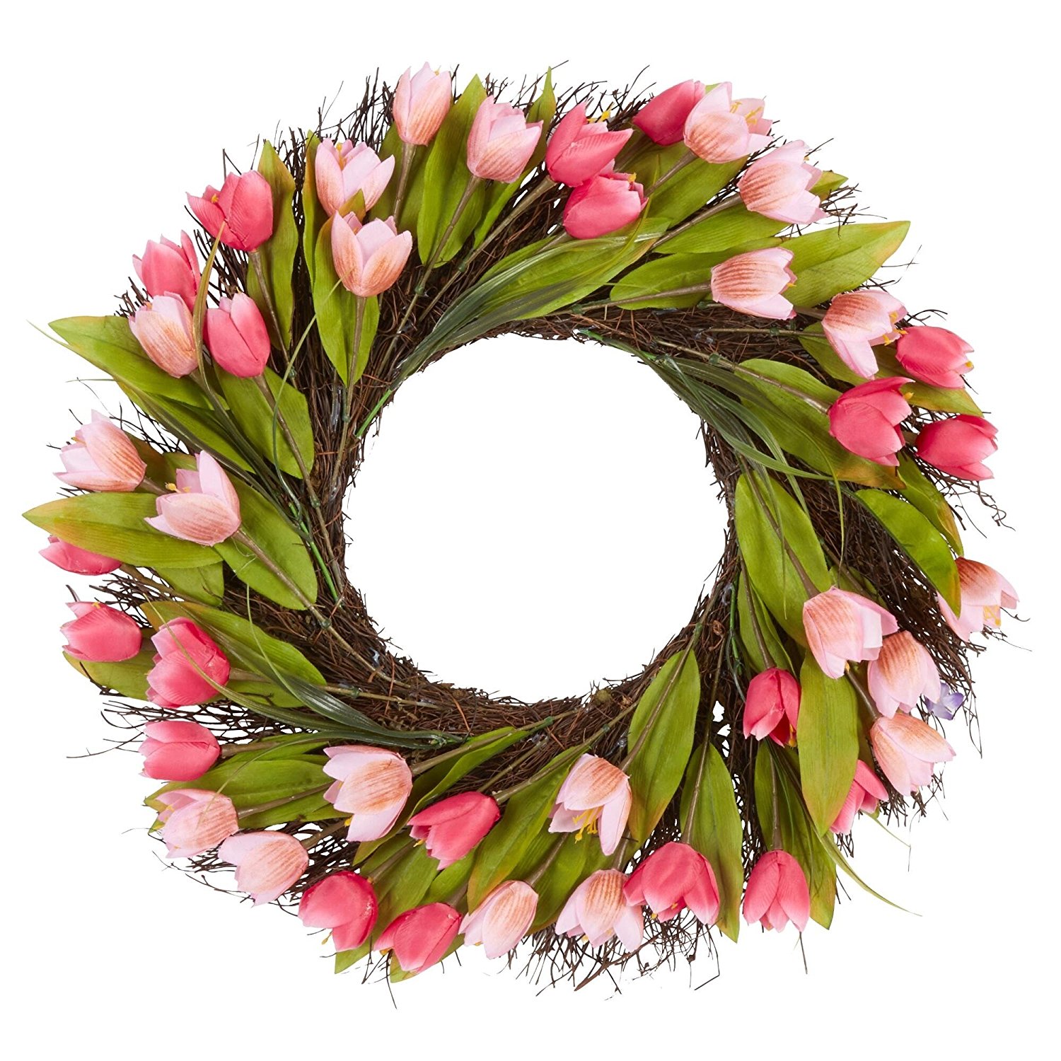 How to Make a Quick DIY Spring Tulip Wreath | Thrifty Decor Chick ...