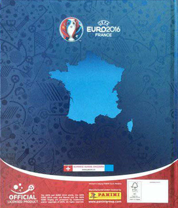 Sondersticker A1-A20 exclusive austrian Poster Stickers Panini Euro 2016 