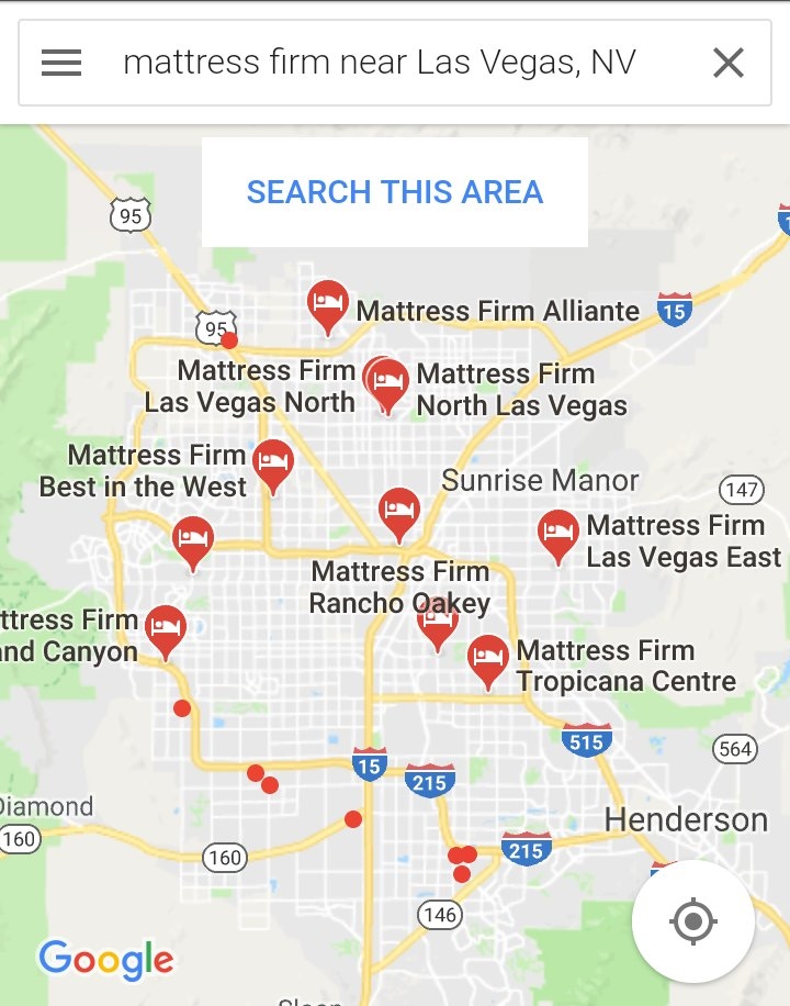 mattress firm near me map