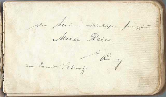 Heirlooms Reunited: 1880s Autograph Album of Marie Reiss of Quincy ...