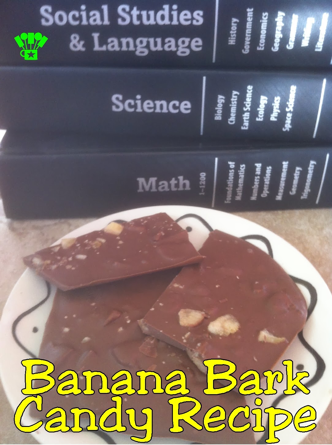Banana Bark Chocolate Candy Recipe by Kandy Kreations