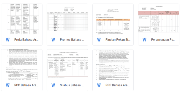 Rpp Bahasa Arab 1 Lembar Ok
