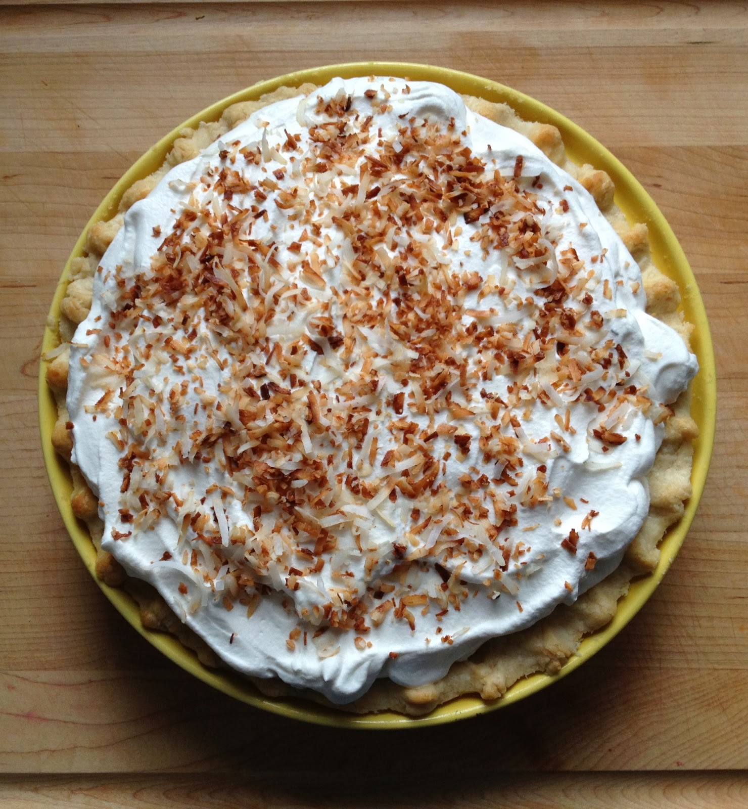 The Girly Girl Cooks {Pie Week} Coconut Cream Pie