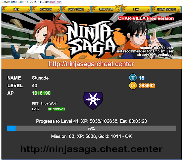 Download Cheat ATM Exp Ninja saga 14 januari 2015 Download Cheat ATM Exp Ninja saga 14 januari 2015