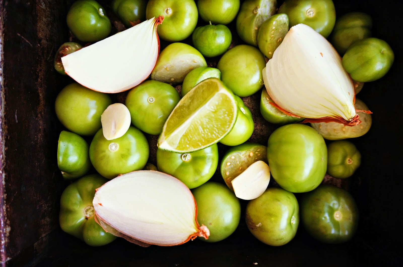The Spade & Spoon Roasted Tomatillo & Lime Salsa