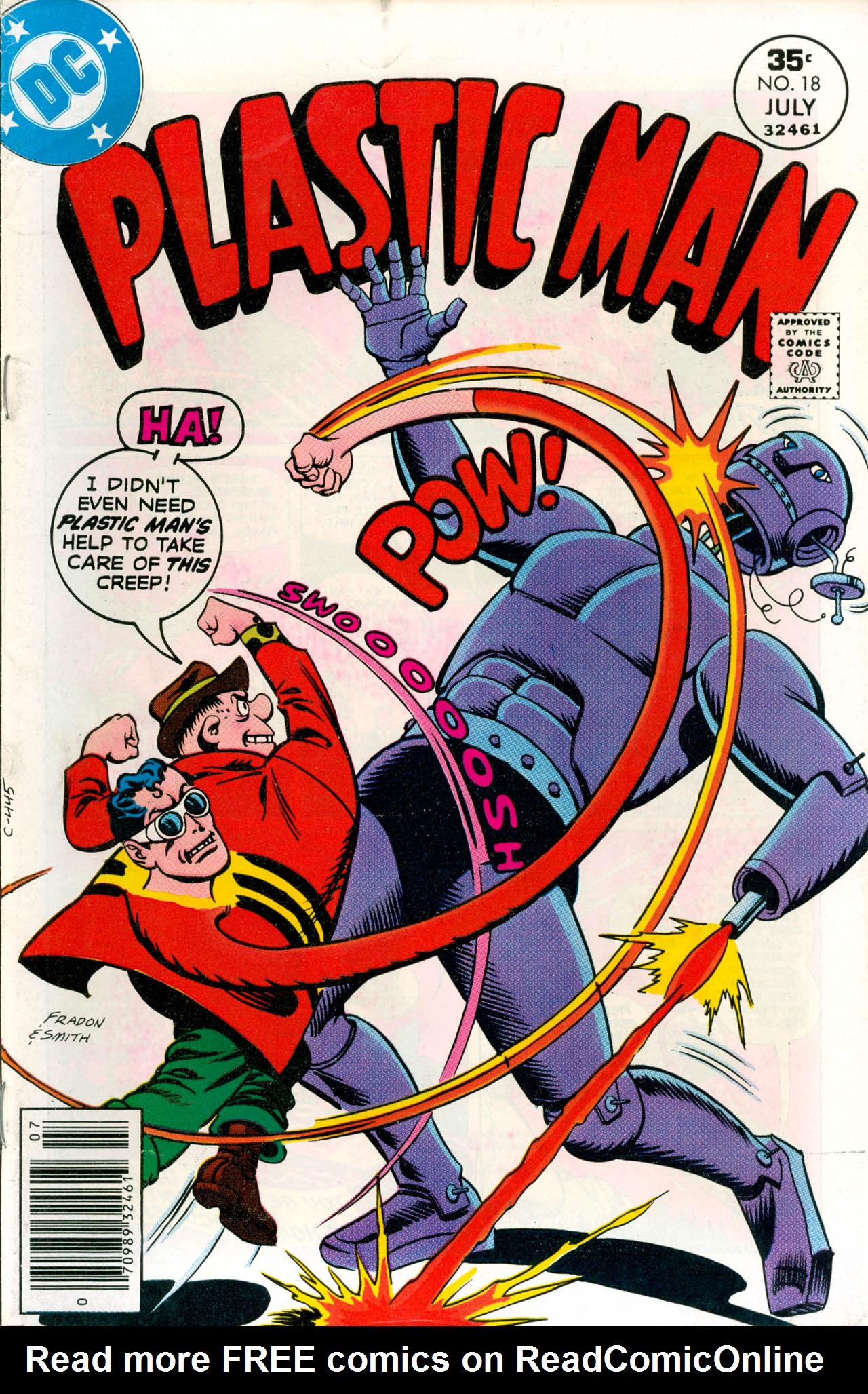 Read online Plastic Man (1976) comic -  Issue #18 - 1