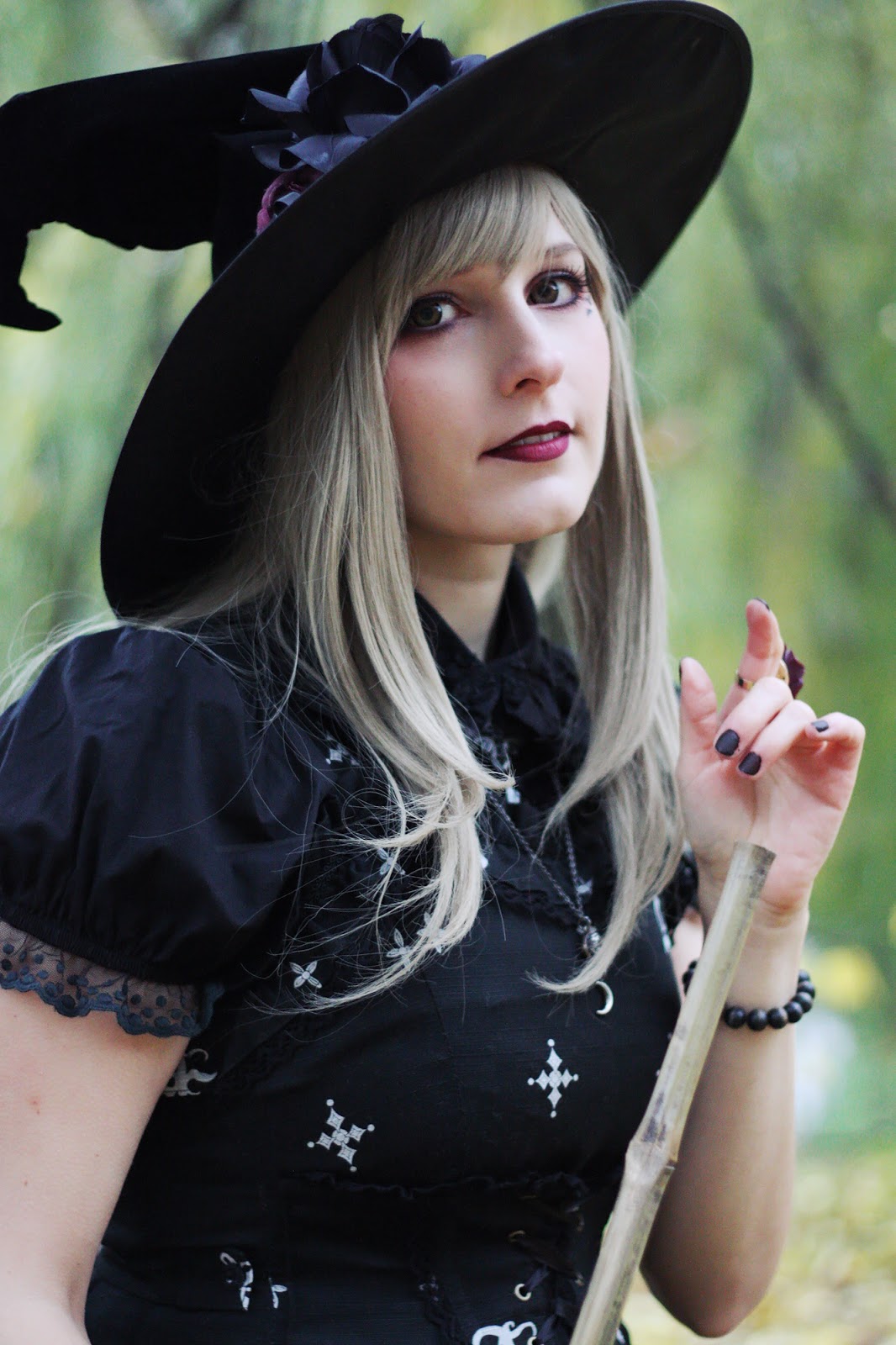 Witch-inspired Gothic Lolita Outfit: 'Forest Witch' 