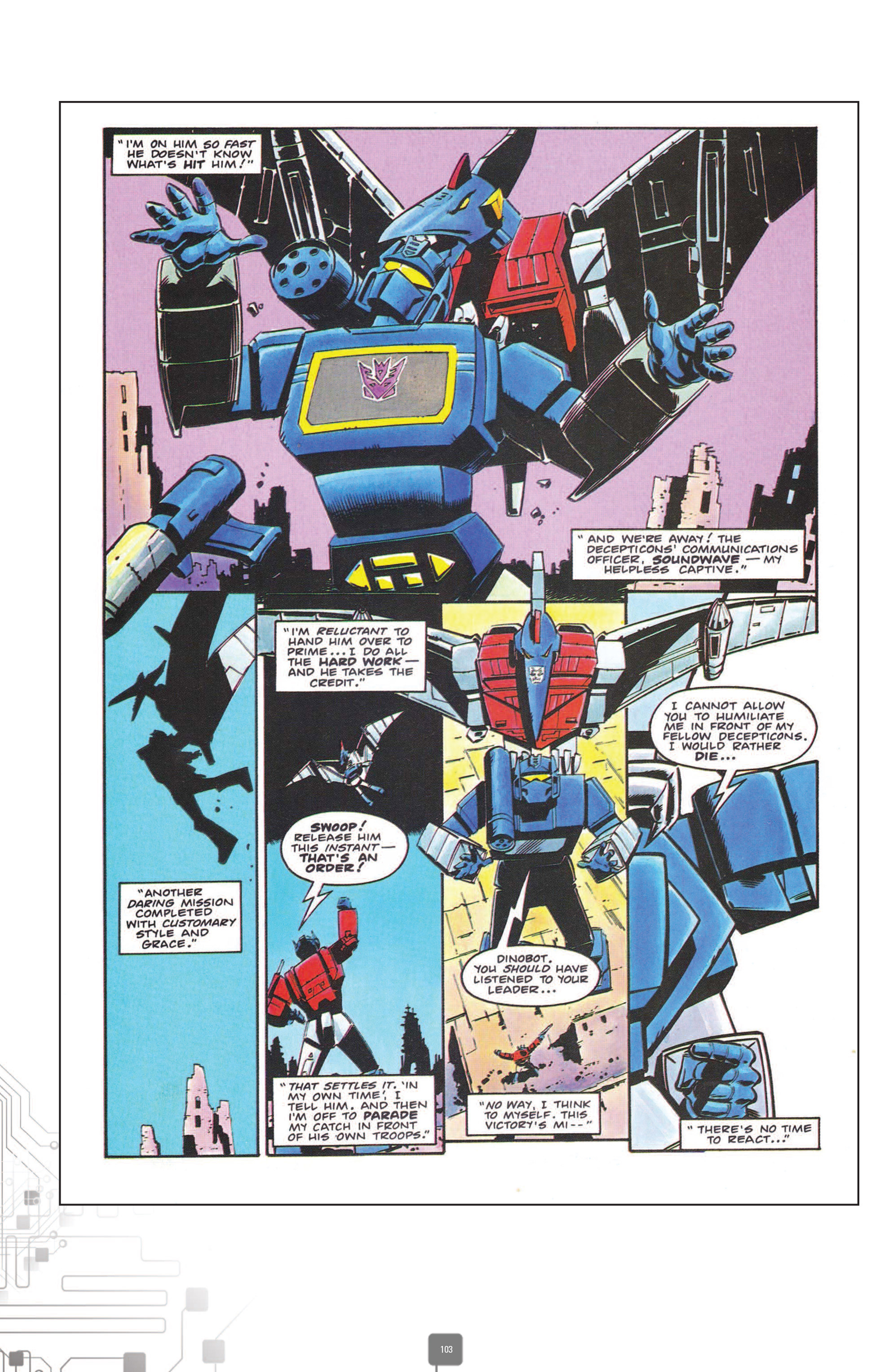 Read online The Transformers Classics UK comic -  Issue # TPB 2 - 104