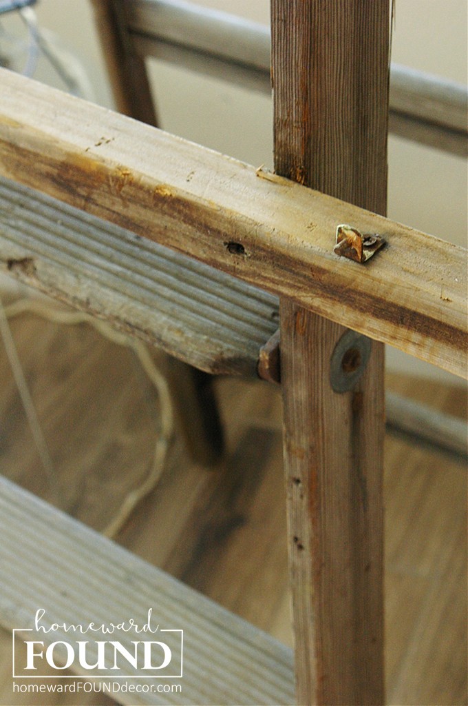 wood ladder easel homewardFOUND decor