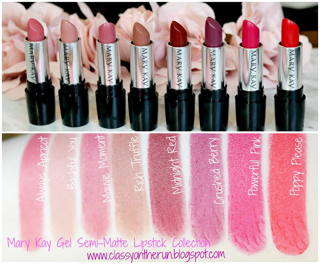 mary kay gel semi matte lipstick review swatch